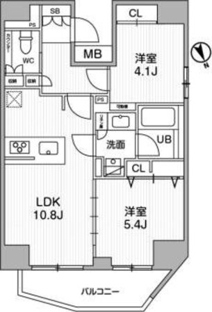 SYFORME江戸川橋の物件間取画像